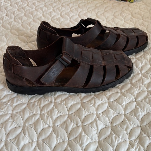 Bass Men's Brown Leather Sandals 13M EUC - Picture 4 of 8